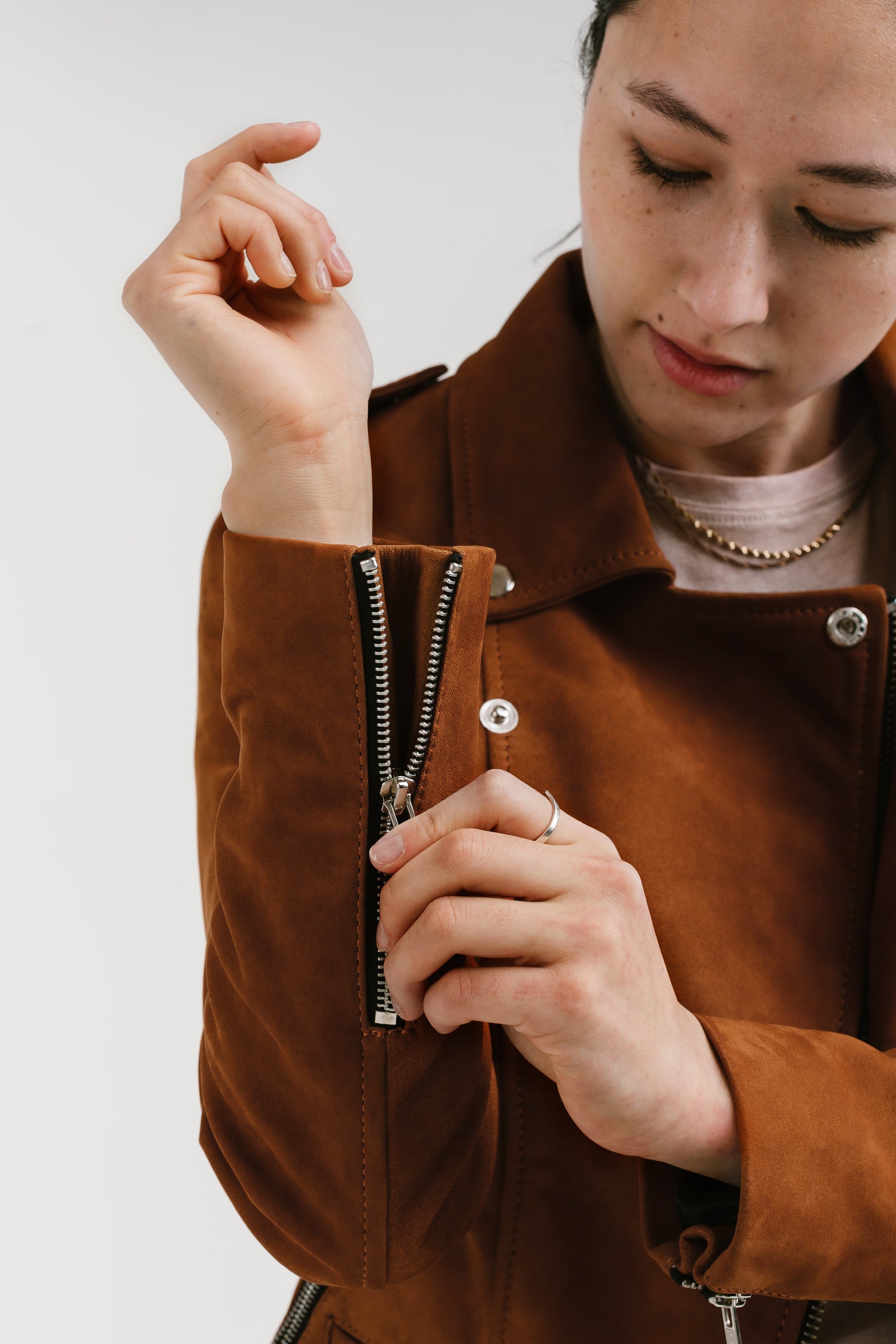 On Hand Biker Nubuck Jacket | Aphrodite