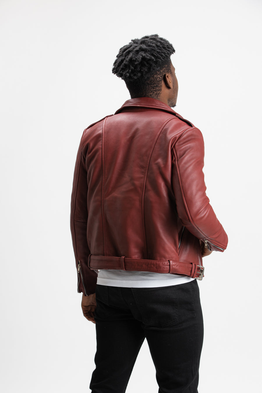 Warehouse Biker Leather Jacket | Ares 1.0