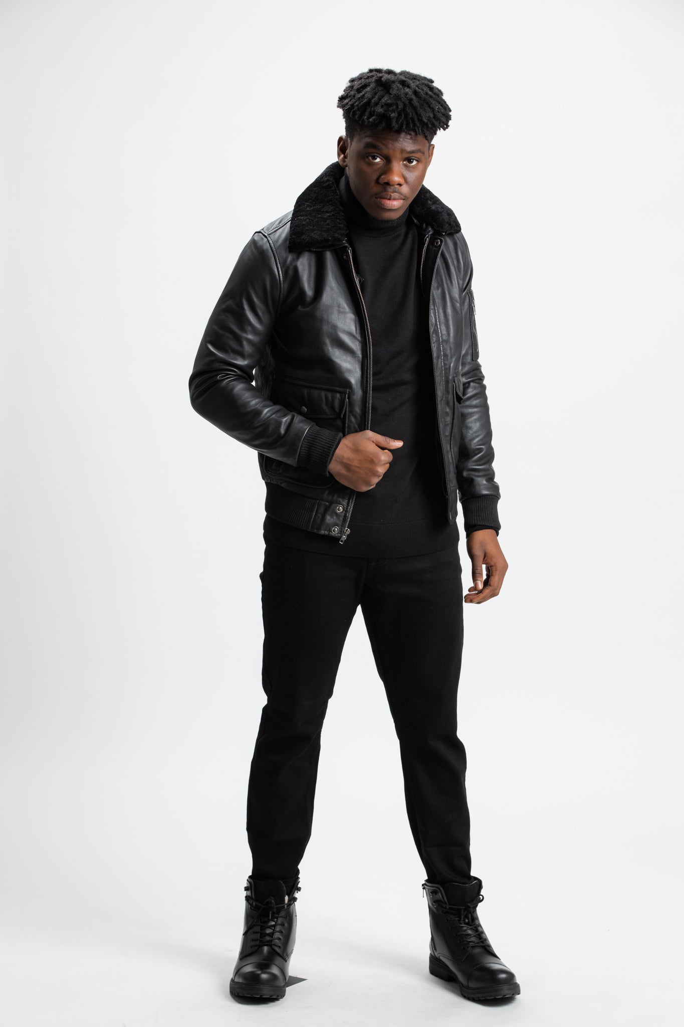 Aviator Leather Jacket | Icarus