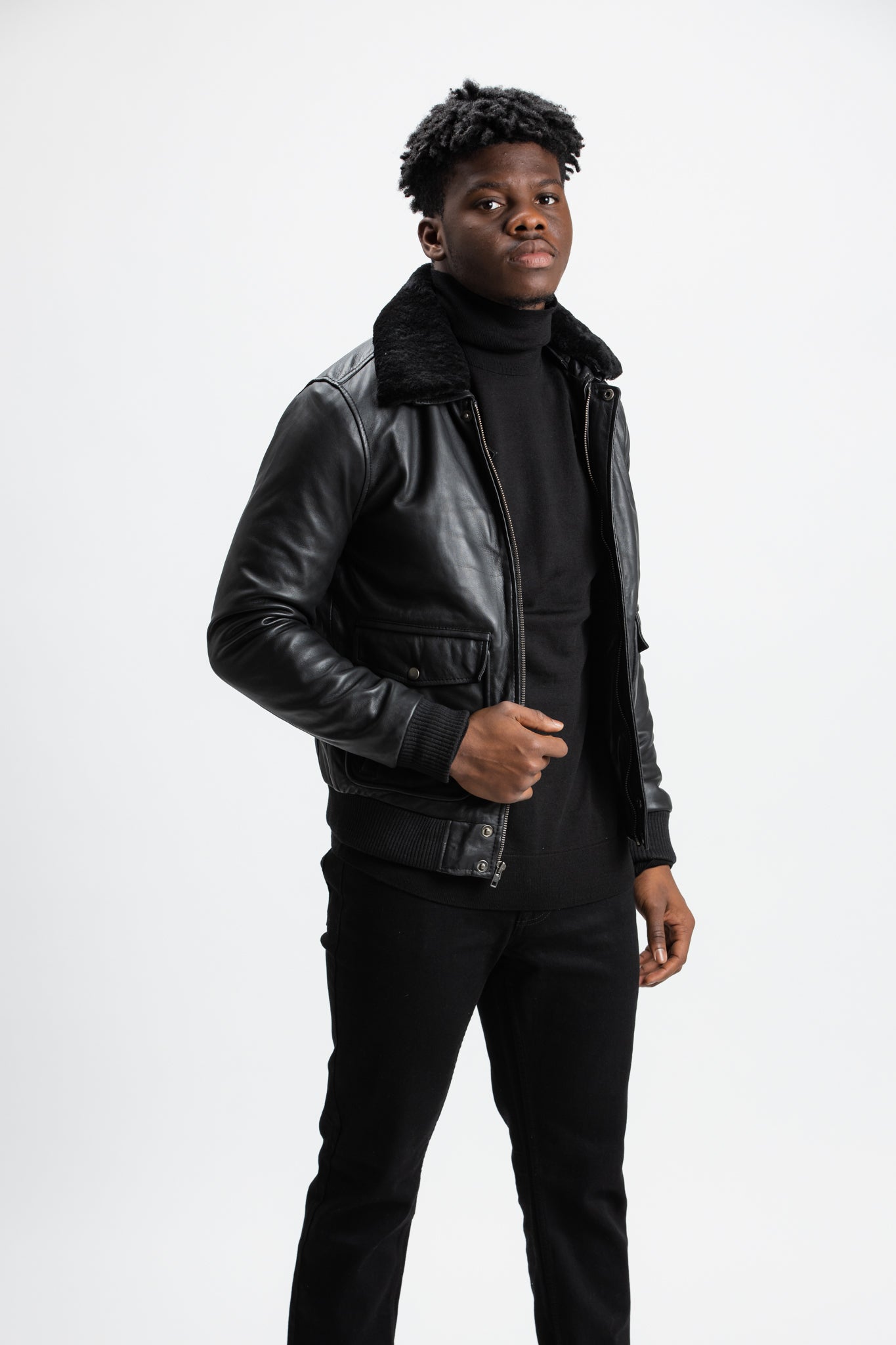Aviator Leather Jacket | Icarus