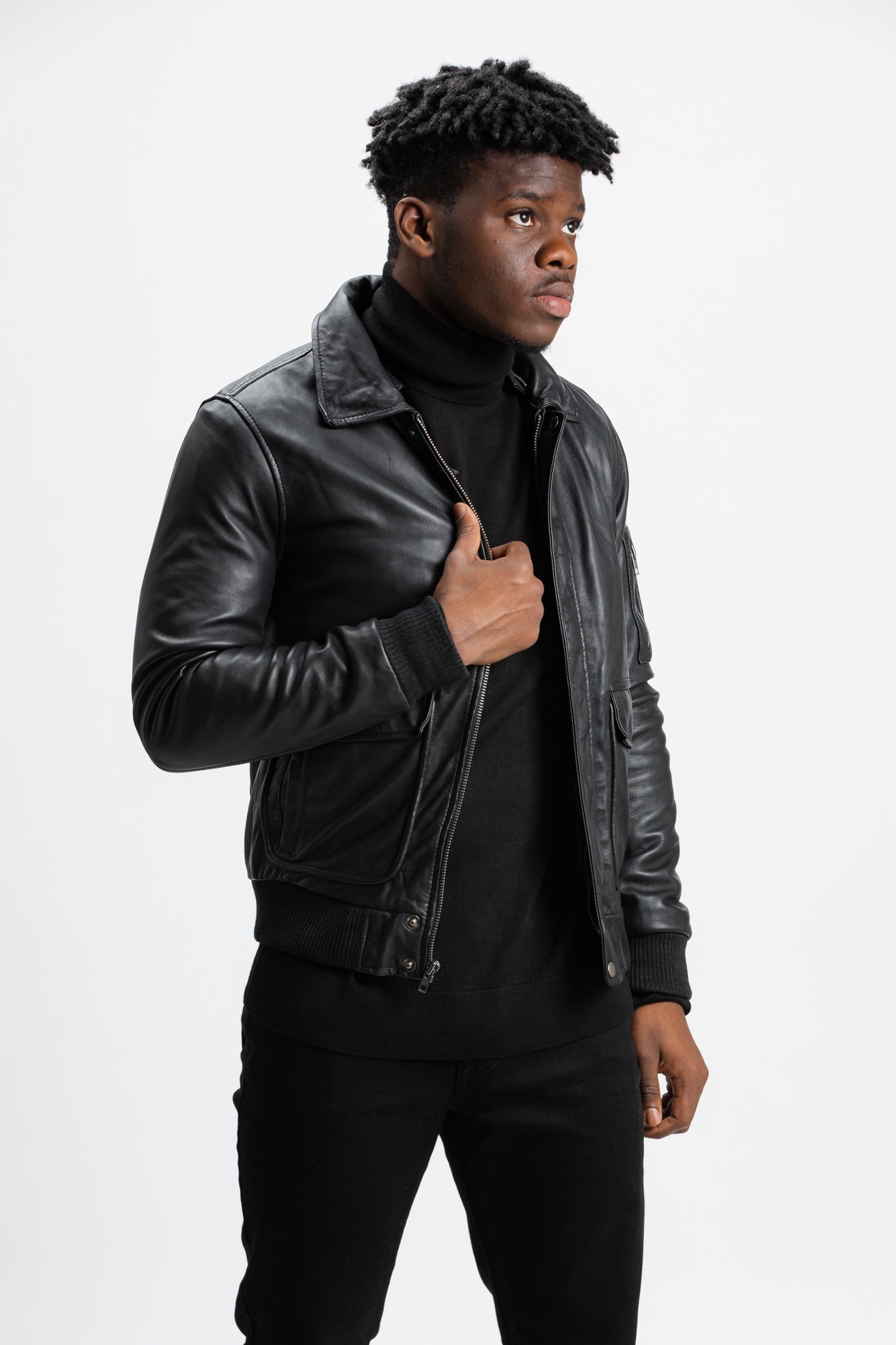 Aviator Leather Jacket | Icarus