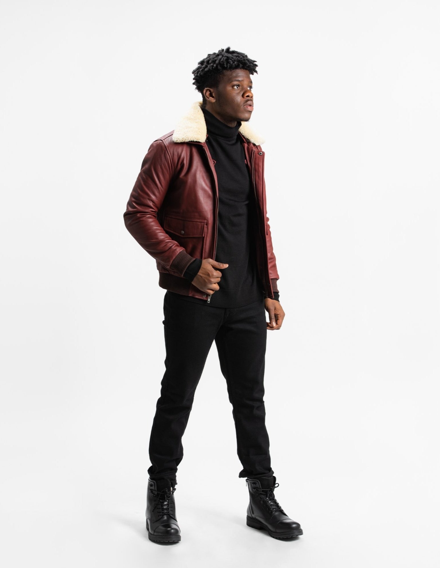 Aviator Leather Jacket | Icarus