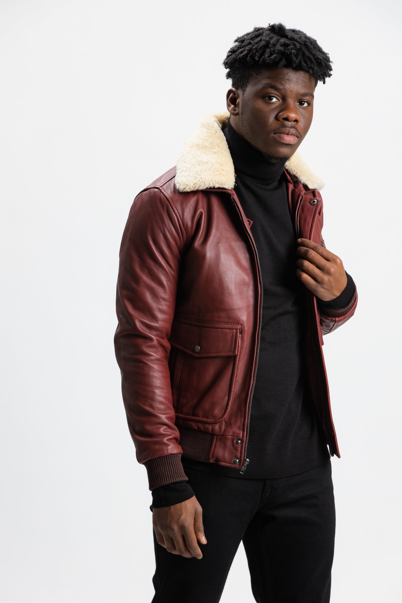Aviator Leather Jacket | Icarus