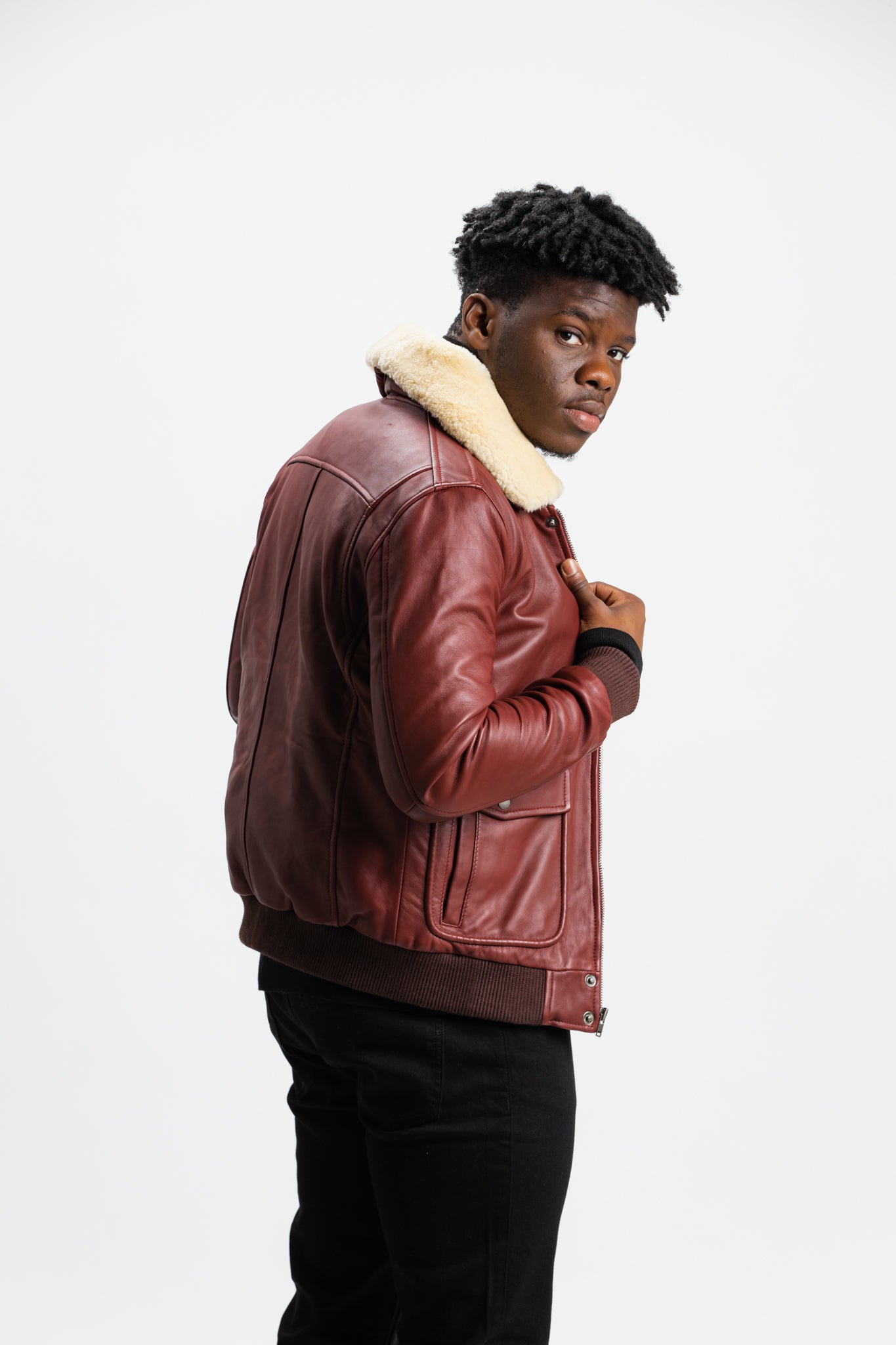 Aviator Leather Jacket | Icarus