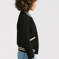 Bomber Nubuck Jacket | Hecate