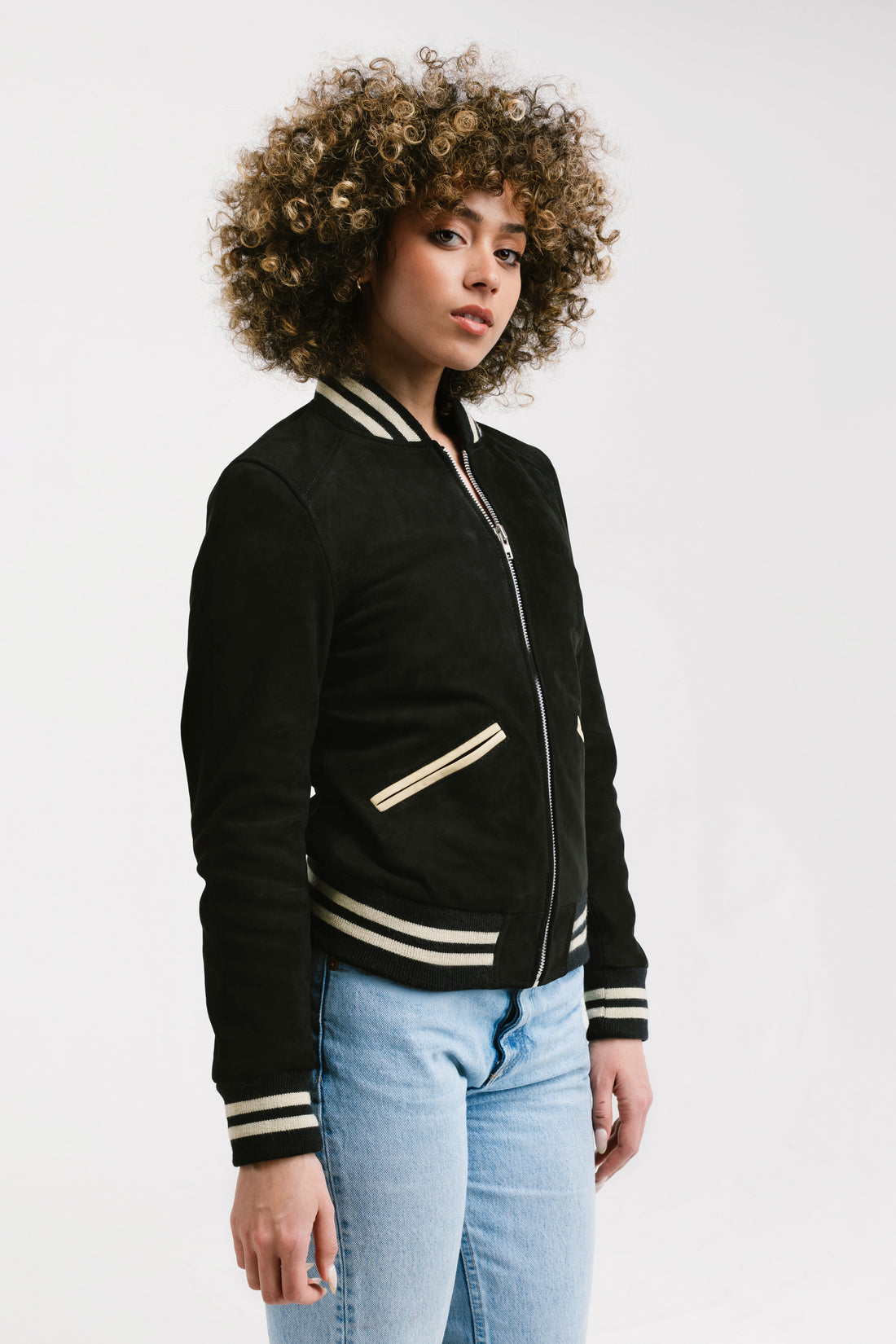 Bomber Nubuck Jacket | Hecate