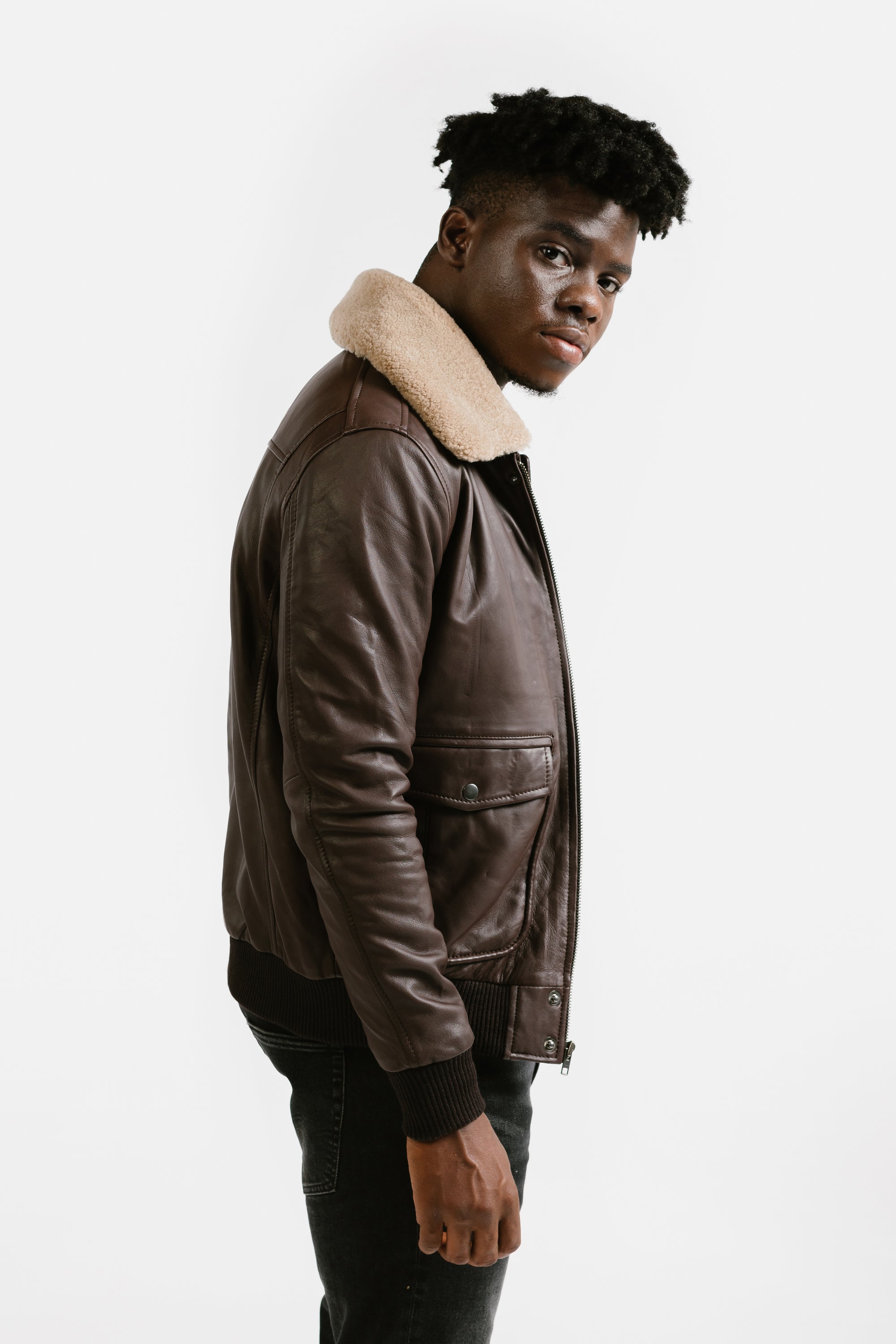 Aviator Leather Jacket | Icarus