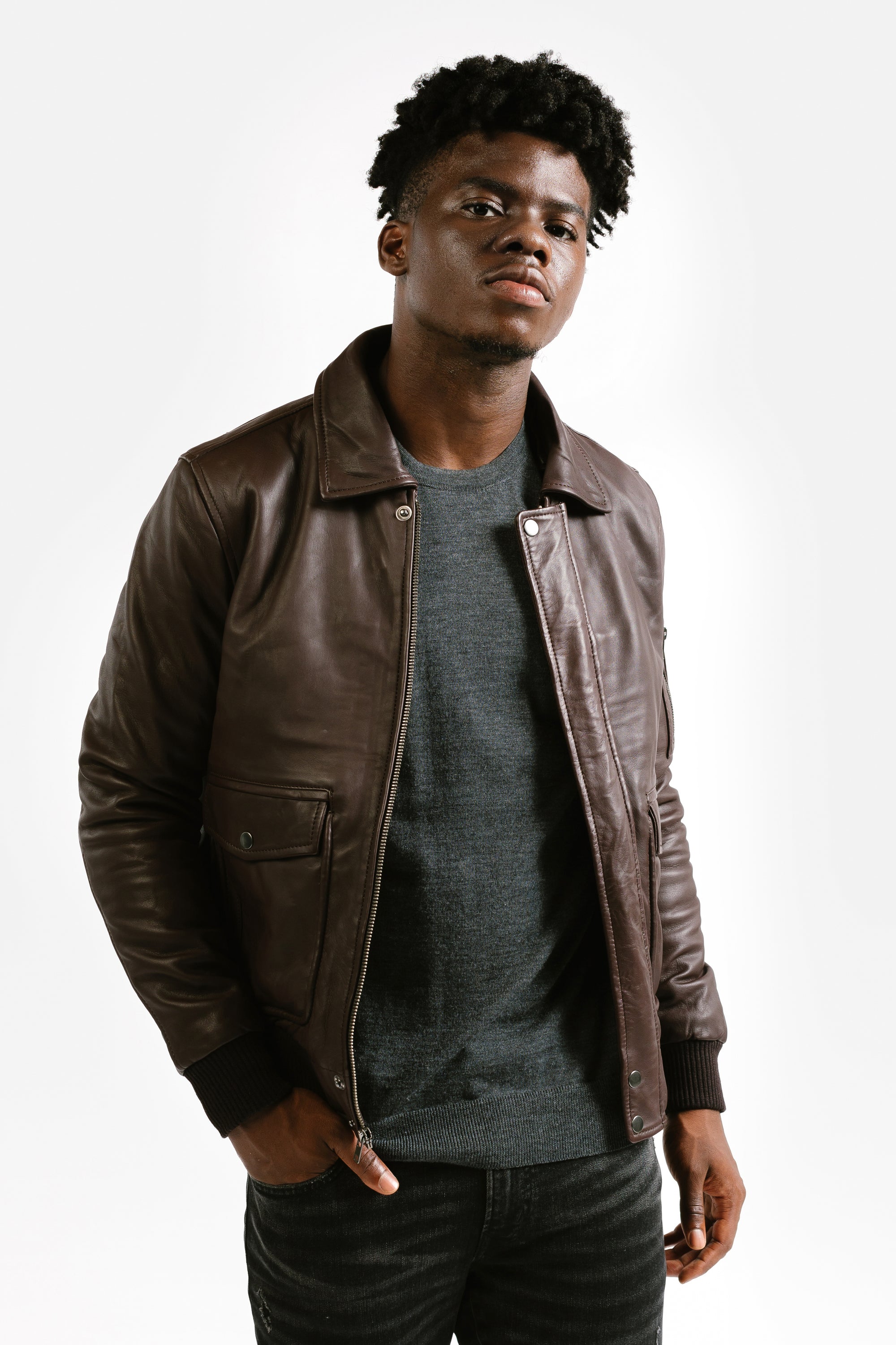 Aviator Leather Jacket | Icarus