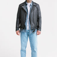 Warehouse Biker Leather Jacket | Ares 2.0
