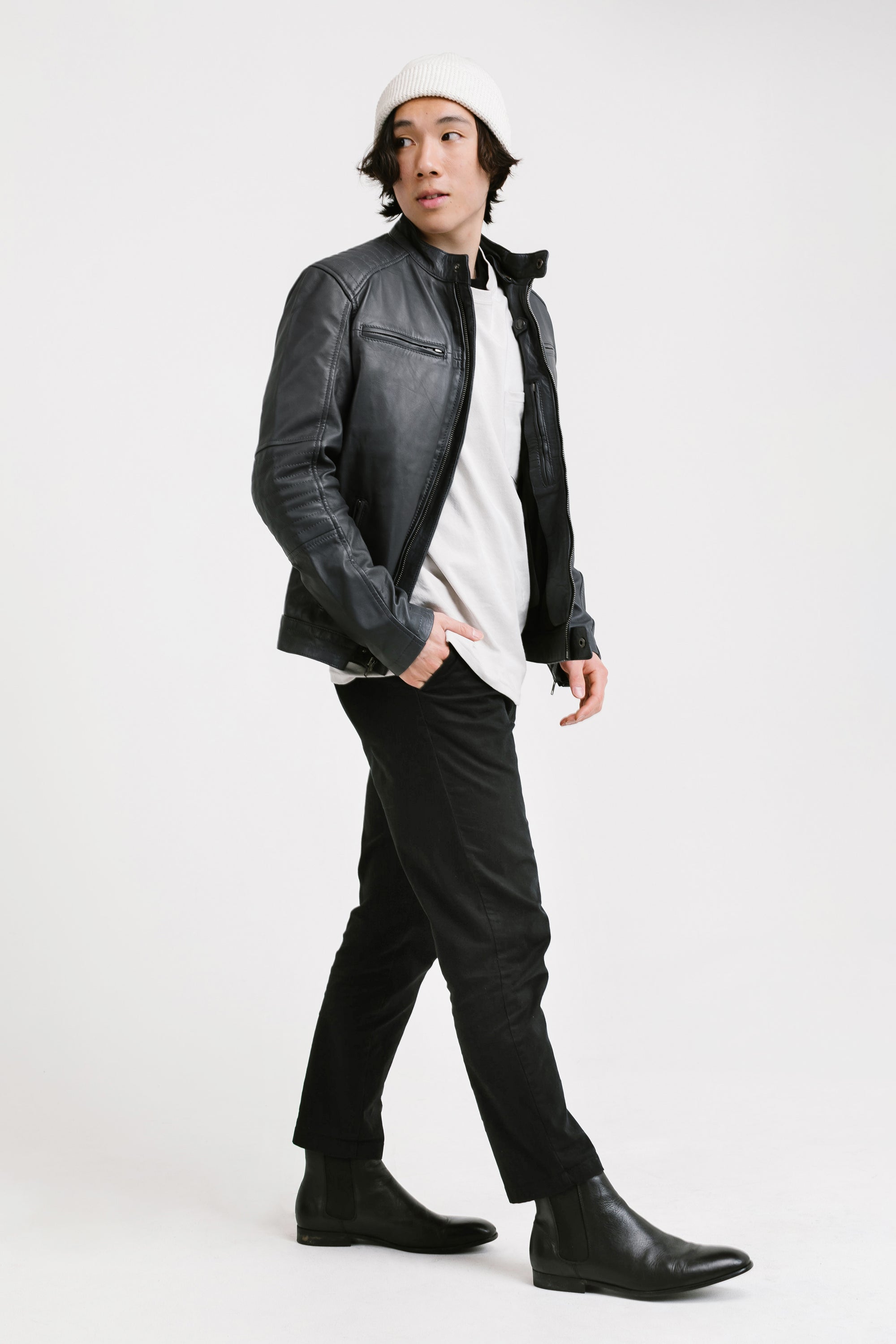 Racer Leather Jacket | Achilles