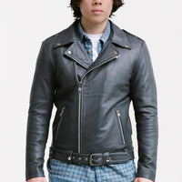 Biker Leather Jacket | Ares