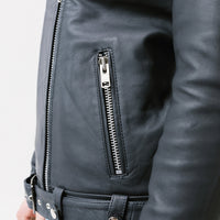 Biker Leather Jacket | Ares