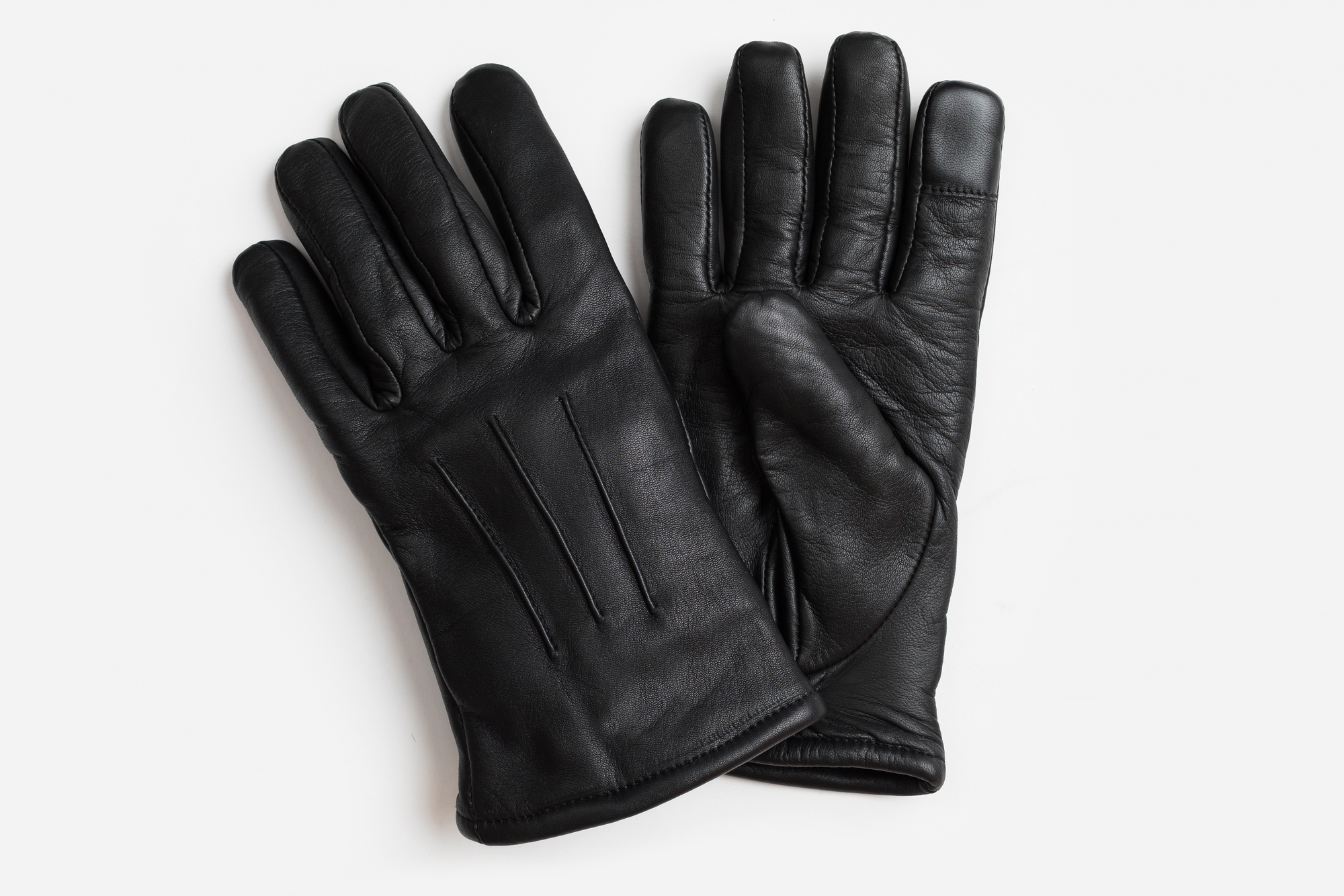 On-Hand Men&#39;s Classic Leather Gloves | Hands of Zeus