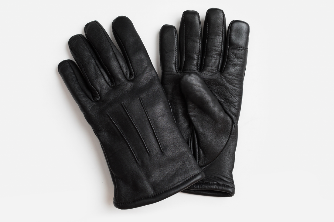 On-Hand Men's Classic Leather Gloves | Hands of Zeus