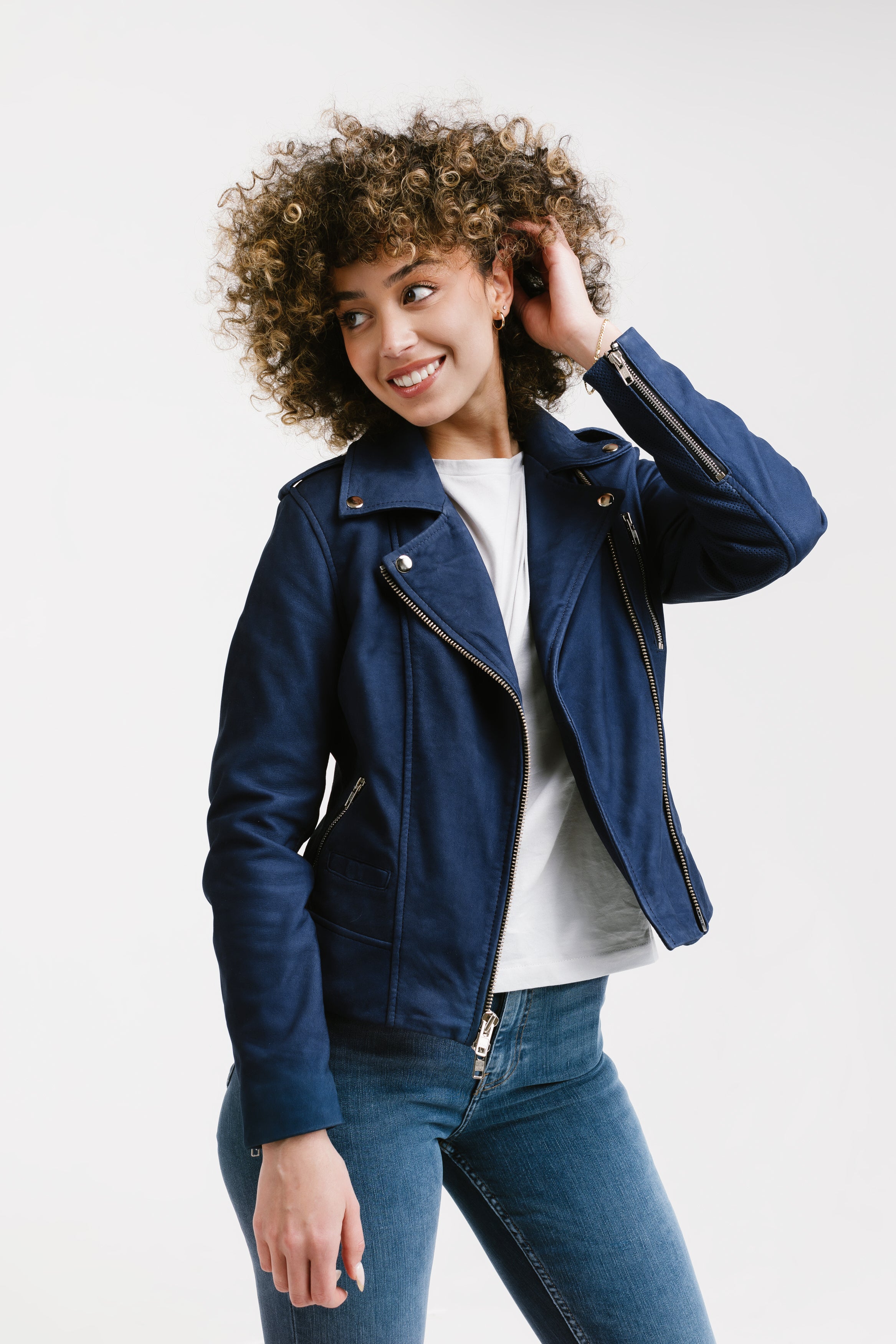 Warehouse Biker Nubuck Jacket | Aphrodite