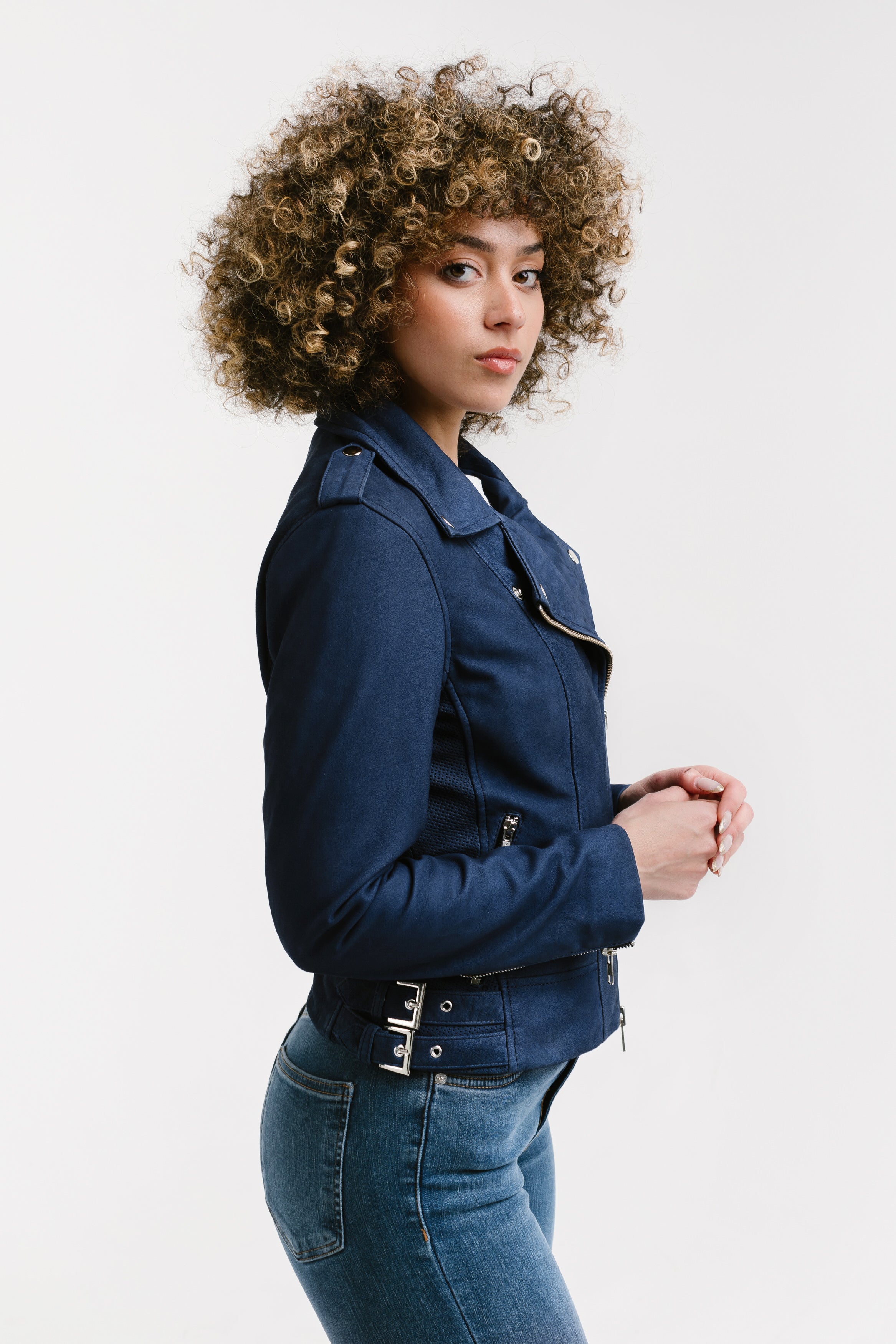 Warehouse Biker Nubuck Jacket | Aphrodite