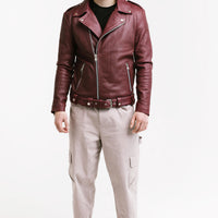 Biker Leather Jacket | Ares