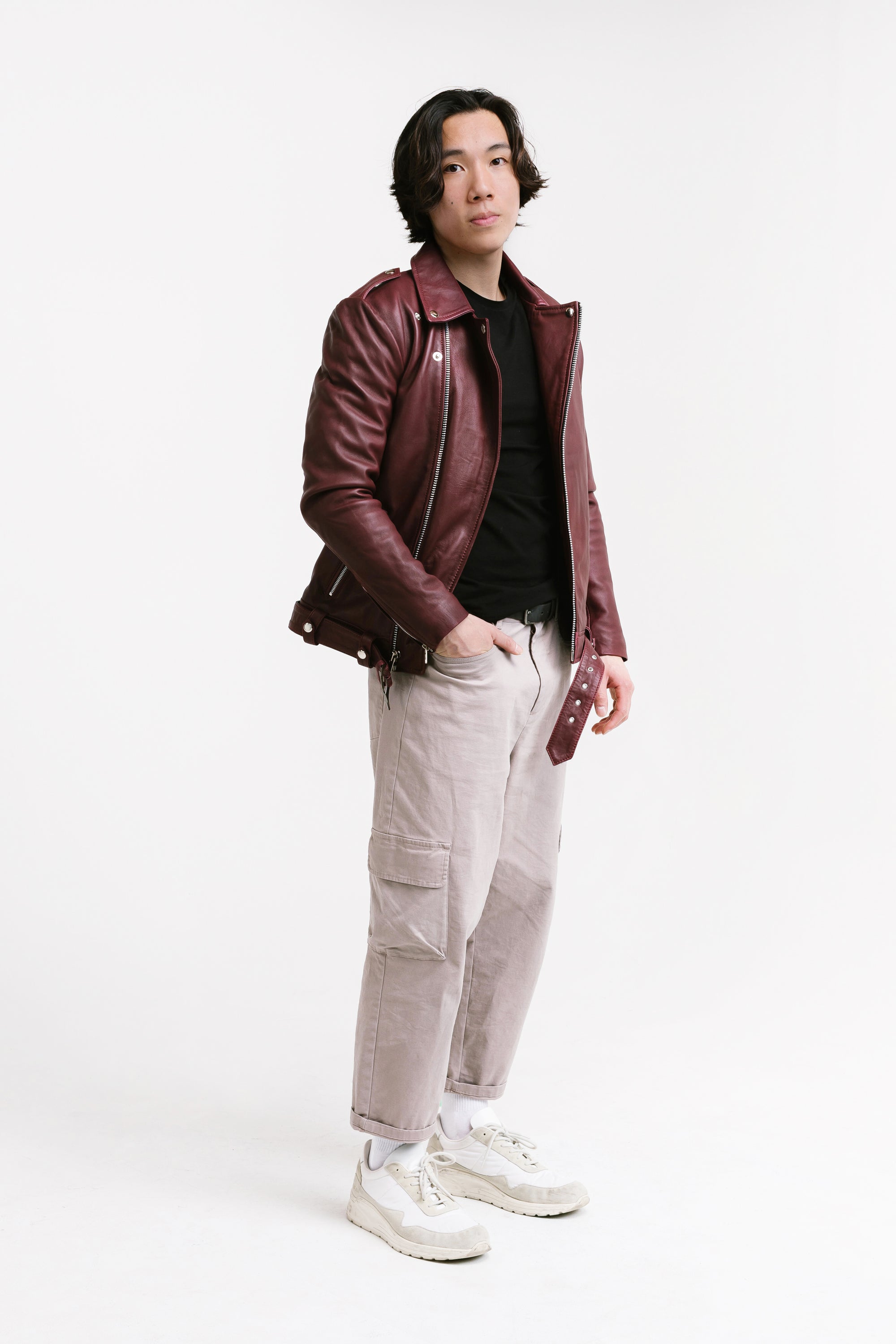 Biker Leather Jacket | Ares