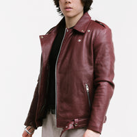 Biker Leather Jacket | Ares