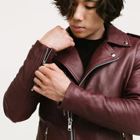 Biker Leather Jacket | Ares